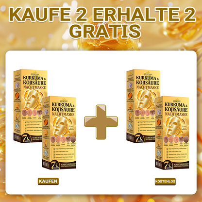 Neu! ✨ Hiskin® Kurkuma × Kojisäure Overnight Peel-Off-Maske – Mildert hartnäckige Pigmentflecken & glättet sichtbare Falten über Nacht 🌙✨ Kurkuma × Kojisäure × Peptid ✅ Nur ein Schritt pro Nacht · Sichtbare Ergebnisse nach 7 Nächten