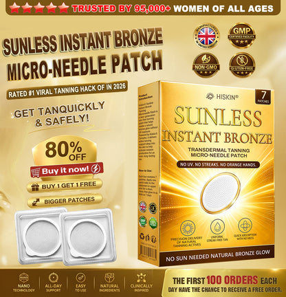 30% OFF | 𝑶𝒇𝒇𝒊𝒄𝒊𝒂𝒍 𝑺𝒕𝒐𝒓𝒆 ☀️☀️ 𝐇𝐢𝐬𝐤𝐢𝐧® 𝐒𝐮𝐧𝐥𝐞𝐬𝐬 𝐈𝐧𝐬𝐭𝐚𝐧𝐭 𝐁𝐫𝐨𝐧𝐳𝐞 𝐓𝐚𝐧𝐧𝐢𝐧𝐠 𝐌𝐢𝐜𝐫𝐨𝐧𝐞𝐞𝐝𝐥𝐞 𝐏𝐚𝐭𝐜𝐡 🇦🇺 | Once Daily Bronze Glow in 7 Days ✅ No UV, No Orange, No DHA