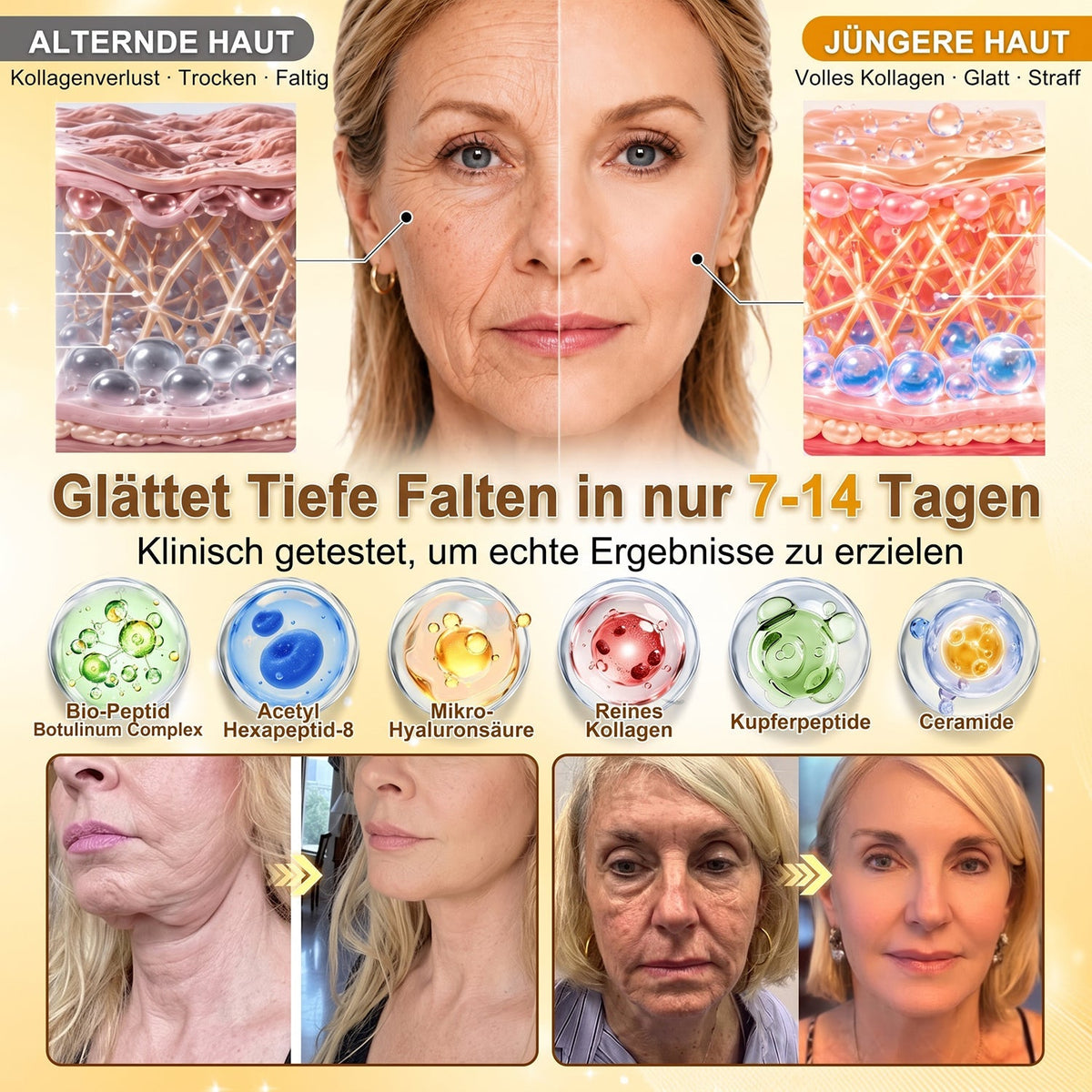 Neu! ✨ Hiskin® Kurkuma × Kojisäure Overnight Peel-Off-Maske – Mildert hartnäckige Pigmentflecken & glättet sichtbare Falten über Nacht 🌙✨ Kurkuma × Kojisäure × Peptid ✅ Nur ein Schritt pro Nacht · Sichtbare Ergebnisse nach 7 Nächten
