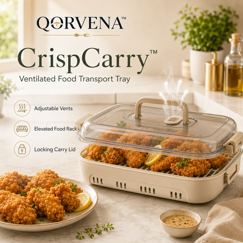 QORVENA™ PanGlide™ Clip-On Cooking Transfer Ramp