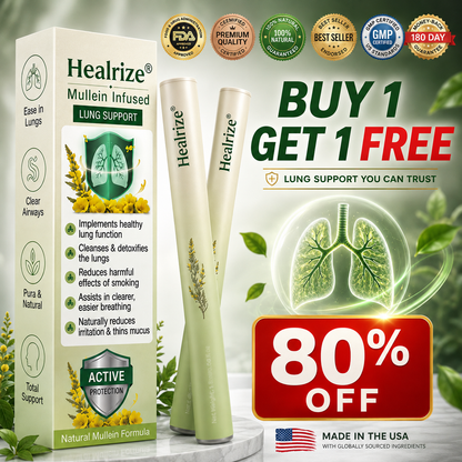 Premium Quality with Fast U.S. Shipping 🥇 Healrize® Herbal Respiratory Support Diffuser 🧄 (👨 Helps Soothe Coughs, Sore Throat, Mucus & Nasal Congestion while Supporting Easier Breathing and Everyday Respiratory Comfort) ❤