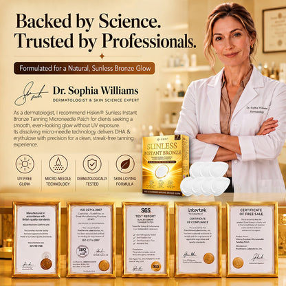 30% OFF | 𝑶𝒇𝒇𝒊𝒄𝒊𝒂𝒍 𝑺𝒕𝒐𝒓𝒆 ☀️☀️ 𝐇𝐢𝐬𝐤𝐢𝐧® 𝐒𝐮𝐧𝐥𝐞𝐬𝐬 𝐈𝐧𝐬𝐭𝐚𝐧𝐭 𝐁𝐫𝐨𝐧𝐳𝐞 𝐓𝐚𝐧𝐧𝐢𝐧𝐠 𝐌𝐢𝐜𝐫𝐨𝐧𝐞𝐞𝐝𝐥𝐞 𝐏𝐚𝐭𝐜𝐡 🇦🇺 | Once Daily Bronze Glow in 7 Days ✅ No UV, No Orange, No DHA