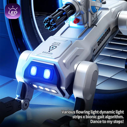 2026 New Intelligent Mechanical Dog With Gesture Induction Can Walk And Sing Dog Spray Control Electric Pet Dog Toys Kids Gifts