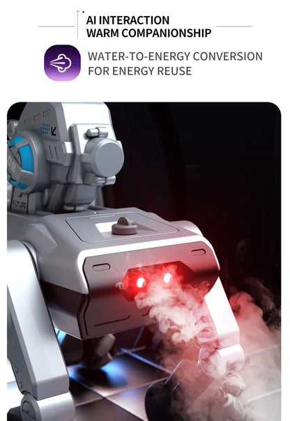 2026 New Intelligent Mechanical Dog With Gesture Induction Can Walk And Sing Dog Spray Control Electric Pet Dog Toys Kids Gifts