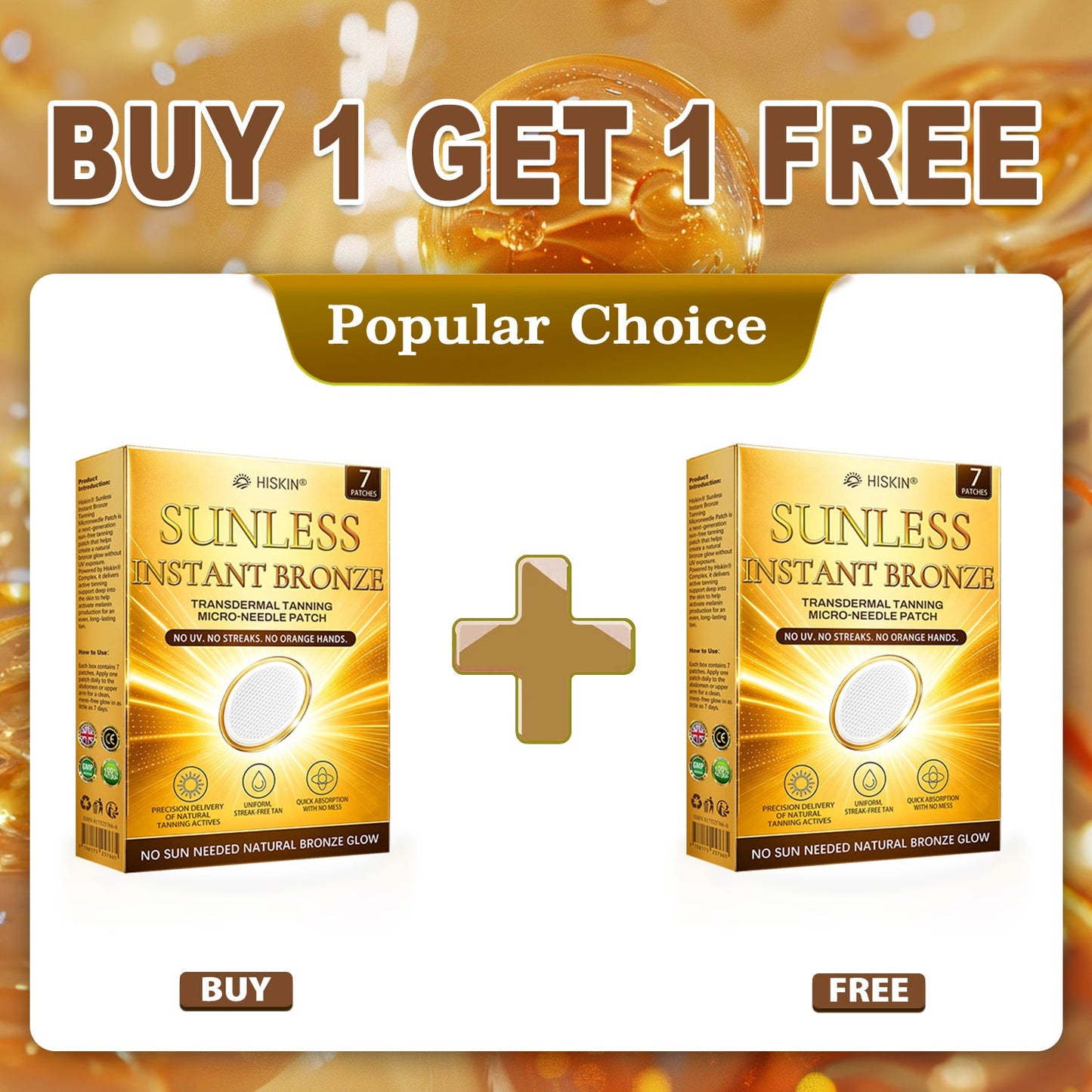 30% OFF | 𝑶𝒇𝒇𝒊𝒄𝒊𝒂𝒍 𝑺𝒕𝒐𝒓𝒆 ☀️☀️ 𝐇𝐢𝐬𝐤𝐢𝐧® 𝐒𝐮𝐧𝐥𝐞𝐬𝐬 𝐈𝐧𝐬𝐭𝐚𝐧𝐭 𝐁𝐫𝐨𝐧𝐳𝐞 𝐓𝐚𝐧𝐧𝐢𝐧𝐠 𝐌𝐢𝐜𝐫𝐨𝐧𝐞𝐞𝐝𝐥𝐞 𝐏𝐚𝐭𝐜𝐡 🇦🇺 | Once Daily Bronze Glow in 7 Days ✅ No UV, No Orange, No DHA